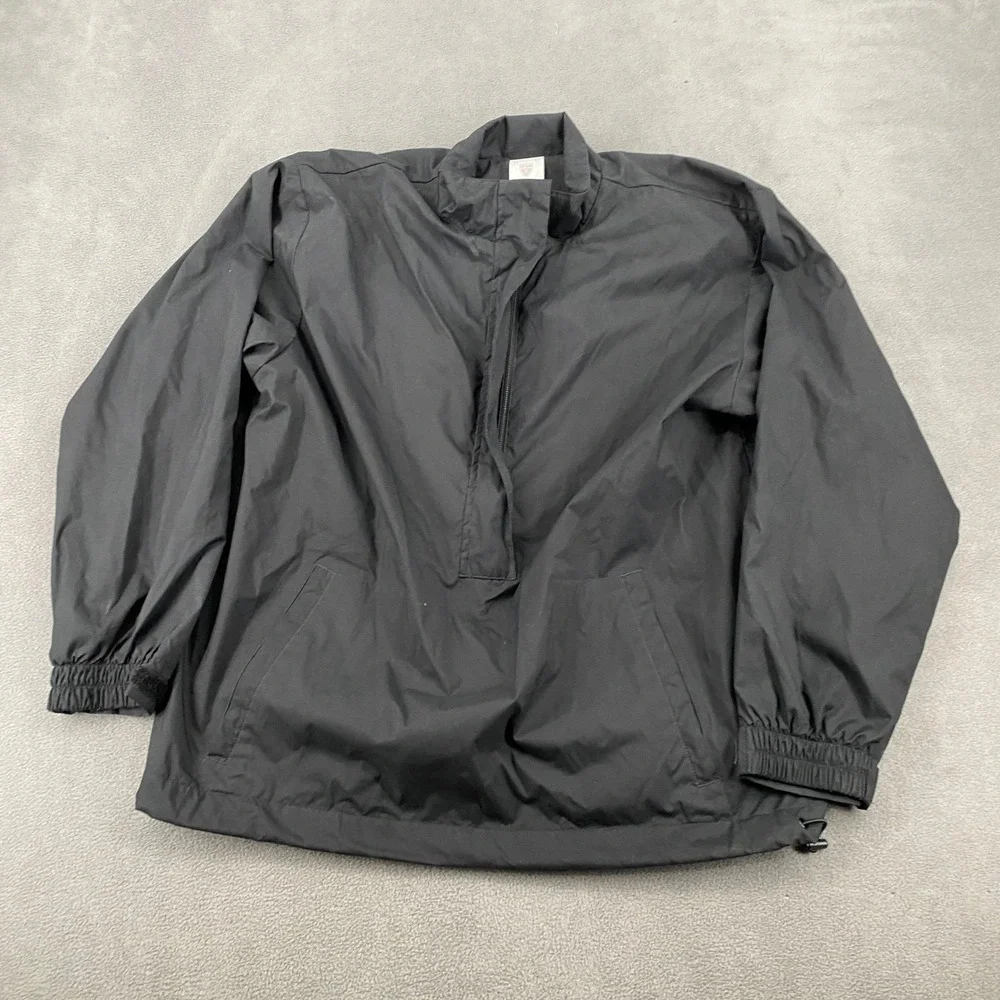 Nike Golf Clima-FIT Quarter Zip Windbreaker Jacket Black Mens Medium F1SID